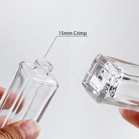 Vente chaude 15mm col à sertir verre vaporisateur de parfum 30ml 50ml 100ml stock bouteille de parfum