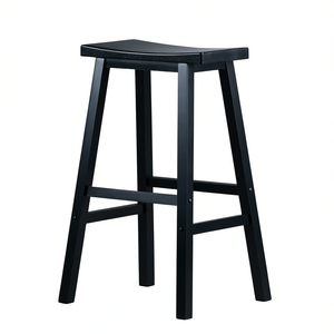 Winsome Satori Tabouret de bar en bois noir de 29 pouces, mobilier commercial moderne et contemporain, design durable - Product Image 1