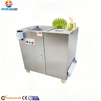 Gemotoriseerde fruitenschilmachine, automatische bananen- en plantainschilmachine voor kleine bedrijven