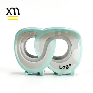 Pince à cheveux géométrique en acétate de 8 cm, pince à cheveux glamour avec logo personnalisé, pince à mâchoire ajourée pour femmes, vente en gros - Product Image 2