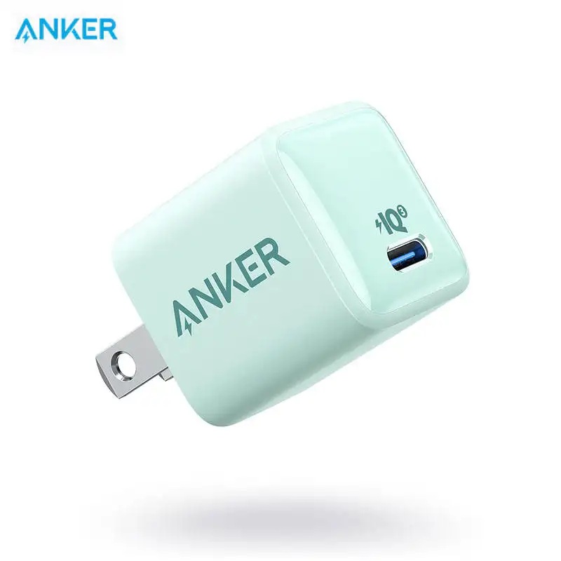 Anker 511充電器 (Nano) USBC充電器20WPIQ3.0耐久性のあるコンパクト高速充電器foriPhone 14/13/12 Galaxy Pixel iPad