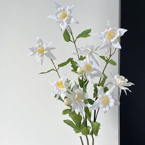 H-806 Fleurs artificielles suspendues <span class=keywords><strong>en</strong></span> cascade de <span class=keywords><strong>jasmin</strong></span> et de bégonia imprimées <span class=keywords><strong>en</strong></span> 3D, fabriquées à la main pour la mise <span class=keywords><strong>en</strong></span> scène d'intérieur de luxe - Product Image 2