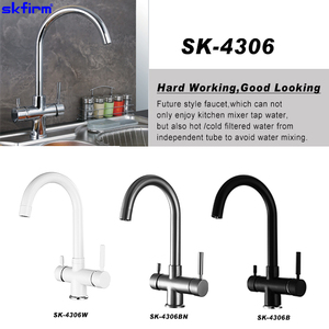 Robinet <span class=keywords><strong>de</strong></span> <span class=keywords><strong>cuisine</strong></span> 4 voies avec purificateur d'eau, finition noire, <span class=keywords><strong>mitigeur</strong></span> chaud et froid - Product Image 5