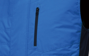 सस्ती कीमत शीतकालीन आकर्षक प्रकार की बनियान स्ट्रेच वर्कवियर नई प्रकार की उद्योग पुरुषों की नीली वर्क बनियान - Product Image 3