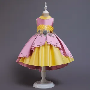 2020 novo design china cantão fornecedor meninas roupas barato criança vestido de princesa