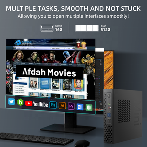 Mesa de 256GB <span class=keywords><strong>Intel</strong></span> Nuc Gamer Completo I9 Mini PC todo en uno fuente de alimentación de computadora de oficina para PC de juegos - Product Image 5