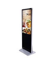 Kiosque d'affichage publicitaire LED couleur 55'' avec écran LCD, puces SMD, écran mobile vidéo pour centres commerciaux, vente au détail, support ODM, 3 ans, 450 cd/m²