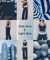 Ensemble 2 pièces court à séchage rapide, coupe ajustée, anti-transparence, style sportswear et loungewear, imprimé rayé, comprenant un crop top halter rembourré sans manches et un short