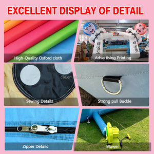 Bailarina de cielo que agita inflable para publicidad gigante al aire libre, bailarinas de aire de Chef de brazo que agita personalizadas inflables - Product Image 6