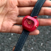 Montre de luxe pour femmes de forme pomme, nouvelle conception