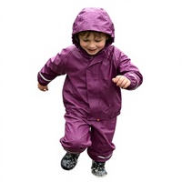 Salopette imperméable AOJIE -PU13 pour enfant, unisexe, randonnée en plein air, imperméable