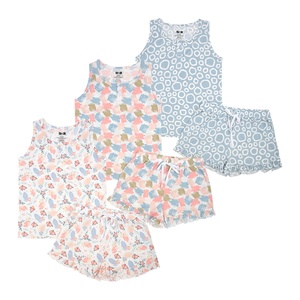Women's Sleepwear Set Sleeveless Camisole Lace Trim Shorts Comfy Summer Pajamas Lounge & Nightwear