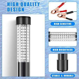 12V 13 Wát màu xanh lá cây <span class=keywords><strong>LED</strong></span> đêm câu cá lure mồi đèn chìm dưới nước biển Băng câu cá thu hút ánh sáng IP68 đánh giá làm bằng nhựa - Product Image 4