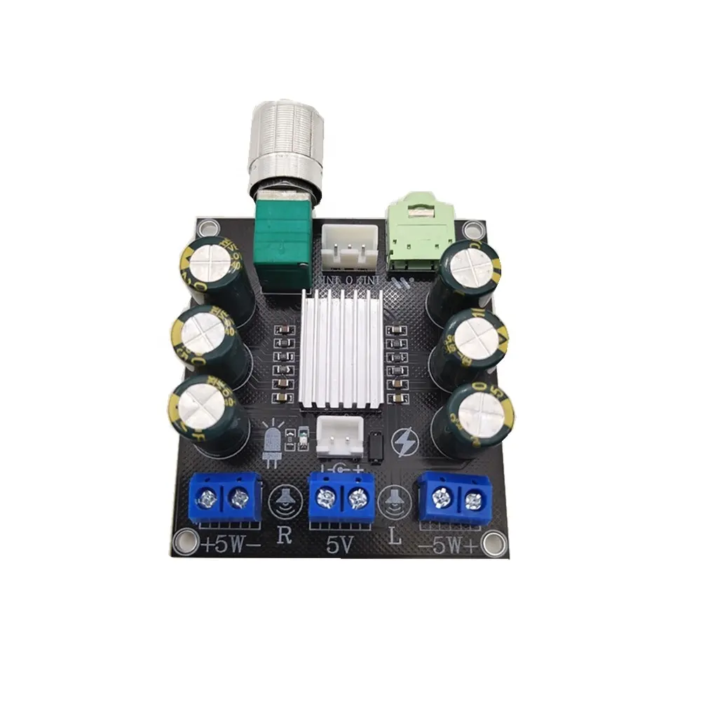 Taidacent 2*5W 5V PAM8406 Módulo Amplificador Digital 5W + 5W Altofalante Do Carro Amplificadores Pcb Board Mini Classe D Amplificador de Áudio Estéreo