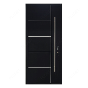 Porta d'Ingresso <span class=keywords><strong>in</strong></span> Alluminio dal Design Moderno, Porte di Sicurezza <span class=keywords><strong>in</strong></span> MDF e Alluminio per Case, Direttamente dalla Fabbrica - Product Image 6