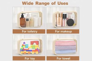 กระเป๋าเครื่องสำอางพีวีซีแบบใส ทนทาน สำหรับโปรโมชั่น  ปรับแต่งได้ - Product Image 5