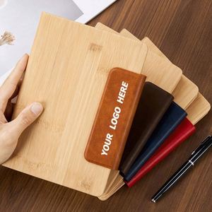 Custom <b>A5</b> Grain Notebook with Magnetic Closure, Thick Business Journal for Office Writing, Personalized Logo Promotional Gift - Product Image 1