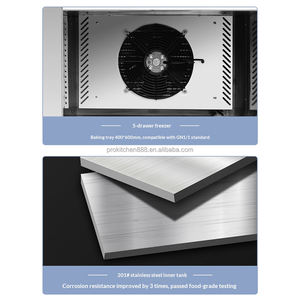 16 khay -50 ° Máy làm lạnh nhanh công nghiệp nhỏ, đứng, cấp đông khẩn cấp, chuyên dùng cho thịt bò/xúc xích, máy làm lạnh nhanh mini cho thịt - Product Image 3