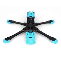 Kit de châssis de système FPV DC Axisflying MANTA 5 pouces avec plaques en carbone, matériau plastique, empattement 229 mm, bras de 5 mm