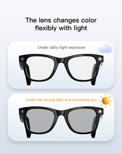 Lunettes Intelligentes IA Personnalisables en Usine, 32 Go, Photochromiques, Capture Vidéo 1080P, Lecteur <span class=keywords><strong>de</strong></span> Musique, Application IA - Product Image 5