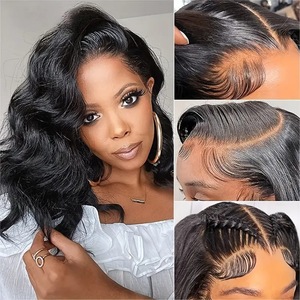 <span class=keywords><strong>Cheveux</strong></span> courts bouclés féminins en <span class=keywords><strong>simulation</strong></span> de mécanisme de volume d'onde couverture complète en fibre chimique - Product Image 2