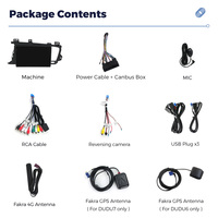 Duauto du7 Radio mobil Android 13, 12G + 512G navigasi GPS Multimedia pemutar Video untuk Kia K5 Optima 2011-2014