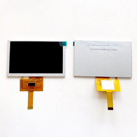 Pantalla LCD TFT IPS de 5 pulgadas, LVDS, 800*480 HD, 1200 nits, para uso en exteriores, control industrial