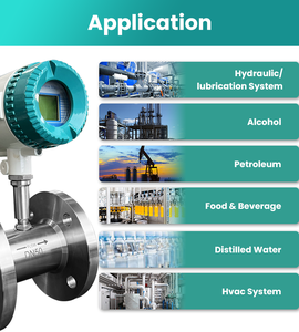 Medidor De Flujoタービン流量計SS304 SS316Lディーゼル燃料食用油中国工場 - Product Image 4