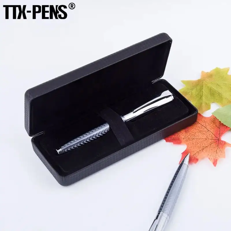 TTX Eleganter Edelstahl Metall Kugelschreiber Schreibstift Luxus Stift für Geschenk