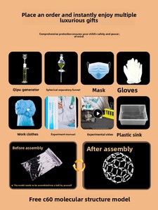 Equipo de Experimentación Química, Juego Completo para Preparación del <span class=keywords><strong>Examen</strong></span> de Admisión a la Escuela Secundaria/Preparatoria, Instrumentos de Vidrio, Física - Product Image 2
