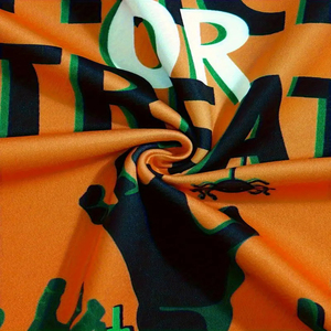 <span class=keywords><strong>Sudadera</strong></span> con Capucha para Hombre, Diseño Otoñal de Halloween, Color Naranja, Tejida, Ecológica, Resistente al Viento, con Bolsillo, 100% Poliéster - Product Image 3