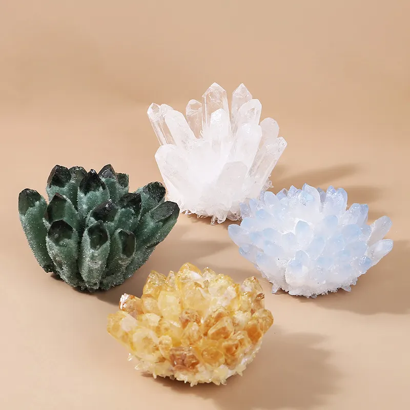 Nieuwe Collectie Factory Direct Supply Crystal Cluster Ruwe Stenen Ornament Multicolor Woondecoratie Natuurlijke Crystal Craft Sier