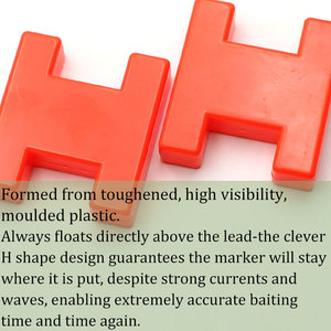 Cá Chép Phụ Kiện Câu Cá <span class=keywords><strong>Mini</strong></span> H Khối Đánh Dấu Float Trắng Fishing Line Thiết Bị H Đánh Dấu Cho Cá Chép Cá Cuối Giải Quyết - Product Image 5