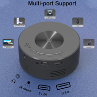Mini Vidéoprojecteur Portable LCD Smart YT200 pour la Maison, Lecteur Multimédia Audio et Console de Jeux