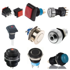 A0110YALSP2แผงควบคุมแบบกดปุ่ม, สวิตช์แบบแผงชั่วคราว IP65คัตเอาท์16มม. - Product Image 6