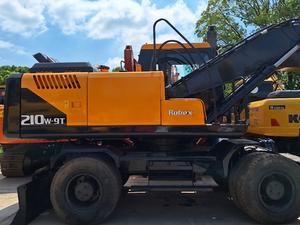 Hyundai 210w-9T original en bon état, 21 TONNES, excavatrice d'occasion sur chenilles Hyundai 210w-9T à vendre - Product Image 5