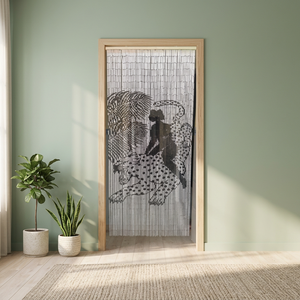 Rideau en bambou artisanal à perles, rideau de fenêtre décoratif fait main sur mesure, décoration intérieure, livraison rapide directe d'usine - Product Image 4