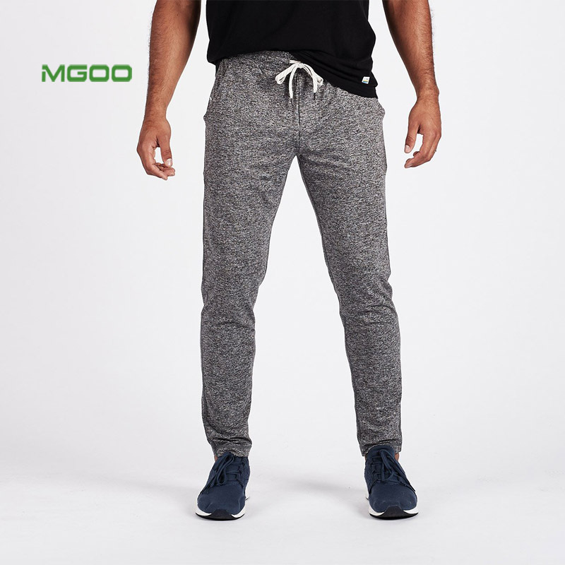 MGOO 89% Recycled Polyester 11% Elastane custom straight leg performance 4-way stretch sweatpants