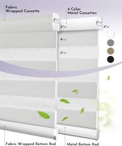 CF Energy Efficient American Standard Dooya Wifi Batterie Automatisée Blanc Blackout Double Couches Zebra Stores pour la Décoration de la Maison - Product Image 6