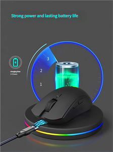 Custom logo Rgb Backlight <b>Mouse</b> Inalambrico Ergonomic Rechargeable Souris bluetooth Wireless Gaming <b>Mouse</b> - Product Image 4