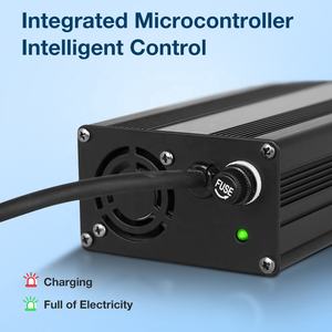 เครื่องชาร์จแบตเตอรี่ลิเธียม OLED 48V/60V/72V ที่ชาร์จแบตเตอรี่ลิเธียม Lifepo4 10A พร้อมการรับรอง CE สำหรับสกูตเตอร์จักรยานไฟฟ้า - Product Image 5
