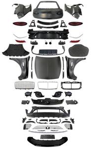 Kit carrosserie pour Bentley Bentayga 2016-2020, style restylé <span class=keywords><strong>2022</strong></span> avec diffuseur de lumière DRL, lèvre de pare-chocs, calandre, haute qualité - Product Image 6