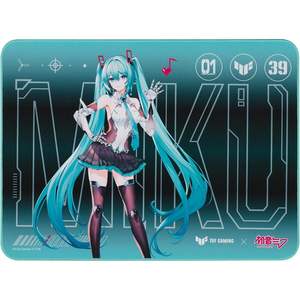 Tuf Gaming P1 Hatsune Miku Edition Tapis de souris 250x210mm Rectangulaire Turquoise Imperméable Gaming Bureau Professionnel - Product Image 2