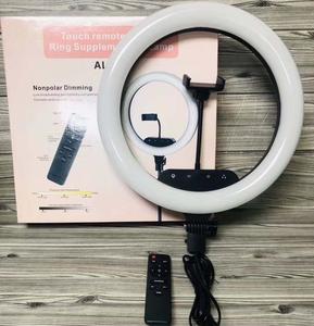 Foto/estudio/teléfono/vídeo profesional Led <span class=keywords><strong>Ringlight</strong></span> con filtro espejo trípode lámpara Led anillo de luz para fotografía, luz, - Product Image 6