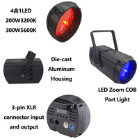 AOPU Projecteur LED COB Par Can RGBW de haute qualité 200W 300W pour scène, discothèque, équipement DJ DMX