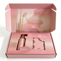 Boîte d'expédition rigide en carton kraft écologique personnalisée avec gaufrage et poignée pour l'expédition de produits cosmétiques et de soins de la peau