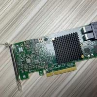 Controlador HBA Broadcom LSI 9300-8i LSI00344 Original, 12Gb/s SAS3008, 8 Puertos PCIe3.0 X8 SAS, Adaptador de Almacenamiento para Servidor, Usado