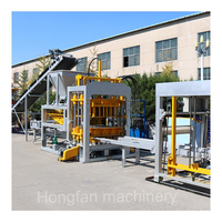 Machine automatique de fabrication de briques creuses HongFan QT 6-15, haute durabilité, faible bruit et utilisation facile