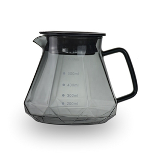 Nouveau verre de 600ml verser sur cafetière théières <span class=keywords><strong>carafe</strong></span> goutte à goutte cafetière goutteur verre gamme café serveur - Product Image 1