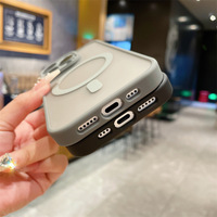 Étui de charge magnétique pour iPhone 15 17 18 Pro Max, étui de téléphone magnétique